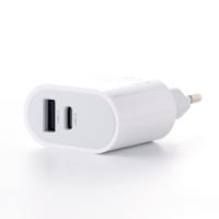 Сетевое зарядное устройство DC 2в1 Lightning 1USB + PD 2.4A (CA-D20) белый