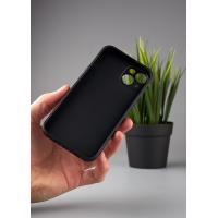 Силиконовый чехол Graphite для iPhone 14 черный