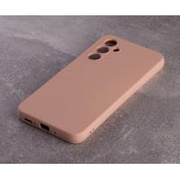 Силиконовый чехол SOFT Silicone Case для Samsung A34 (без лого) пудра