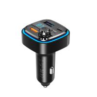 FM модулятор XO (BCC08) Bluetooth+2USB/PD/3.1A черный