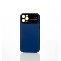 Силиконовый чехол CAMERA PROTECTION для iPhone 11 Pro темно-синий