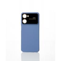 Силиконовый чехол CAMERA PROTECTION для Realme 10 4G (RMX3630) серо-синий