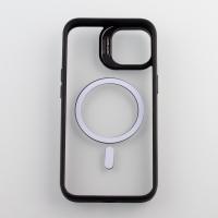 Силиконовый чехол MagSafe CAMERA GLASS PROTECTION для iPhone 11 Pro черный