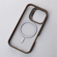 Силиконовый чехол MagSafe CAMERA GLASS PROTECTION для iPhone 16 серый