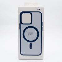 Силиконовый чехол MagSafe MATTE для iPhone 16 Pro Max темно-фиолетовый