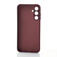 Силиконовый чехол SOFT Silicone Case для Samsung A25 (без лого) бордовый