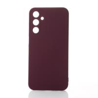 Силиконовый чехол SOFT Silicone Case для Samsung A35 (без лого) бордовый