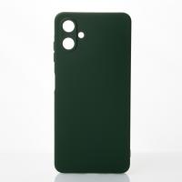 Силіконовий чохол SOFT Silicone Case для телефону Samsung A06 (без лого) темно-зелений