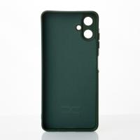 Силіконовий чохол SOFT Silicone Case для телефону Samsung A06 (без лого) темно-зелений