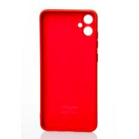 Силиконовый чехол SOFT Silicone Case для Samsung A05/M05 (без лого) красный