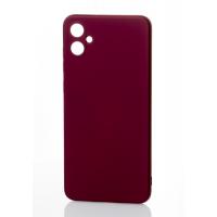 Силиконовый чехол SOFT Silicone Case для Samsung A05/M05 (без лого) бордовый