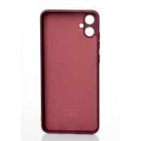 Силиконовый чехол SOFT Silicone Case для Samsung A05/M05 (без лого) бордовый