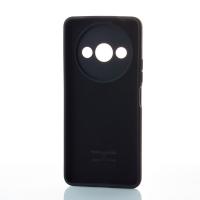 Силиконовый чехол SOFT Silicone Case для Xiaomi Redmi A3/ A3X/ Poco C61 (без лого) черный