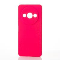 Силиконовый чехол SOFT Silicone Case для Xiaomi Redmi A3/ A3X/ Poco C61 (без лого) малиновый