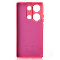 Силіконовий чохол SOFT Silicone Case для телефону Xiaomi Redmi Note 13 Pro 4G (без лого) малиновий