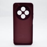 Силиконовый чехол SOFT Silicone Case для Xiaomi Redmi 14C (без лого) бордовый