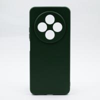 Силиконовый чехол SOFT Silicone Case для Xiaomi Redmi 14C (без лого) темно-зеленый