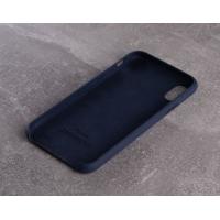 Силиконовый чехол SOFT Silicone Case для iPhone X/XS (HQ) (с логотипом) 09 midnight blue