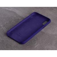 Силиконовый чехол SOFT Silicone Case для iPhone X/XS (HQ) (с логотипом) 02 ultra violet