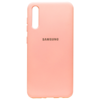 Силіконовий чохол SOFT Silicone Case для телефону Samsung M11/A11 HQ (з логотипом) персик