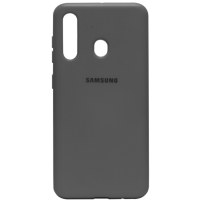 Силиконовый чехол SOFT Silicone Case для Samsung M11/A11 HQ (с логотипом) серый
