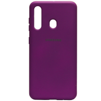 Силиконовый чехол SOFT Silicone Case для Huawei Y5P HQ (с логотипом) сиреневый