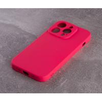 Силиконовый чехол SOFT Silicone Case для iPhone 13 Pro (без лого) малиновый