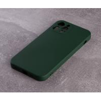 Силиконовый чехол SOFT Silicone Case для iPhone 12 Pro (без лого) темно-зеленый