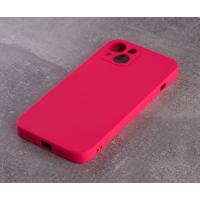 Силиконовый чехол SOFT Silicone Case для iPhone 13 (без лого) малиновый