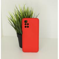 Силиконовый чехол SOFT Silicone Case для Xiaomi Redmi 10/Redmi 10 Prime (без лого) красный