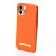 Чехол из искусственной кожи HDD STAY CLASSY (HBC-012) для iPhone 12 Pro оранжевый