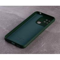 Силиконовый чехол SOFT Silicone Case для Xiaomi Redmi 10c (без лого) темно-зеленый