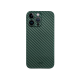 Карбоновий чохол K-DOO Air Carbon (UltraSlim 0.45mm) для телефону iPhone 13 Pro темно-зелений