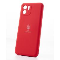 Силиконовый чехол SOFT Silicone Case для Xiaomi Redmi A1 (ТРИЗУБ) красный