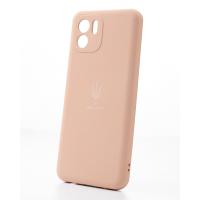 Силиконовый чехол SOFT Silicone Case для Xiaomi Redmi A1 (ТРИЗУБ) пудра