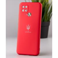 Силиконовый чехол SOFT Silicone Case для Xiaomi Redmi 10c (ТРИЗУБ) красный