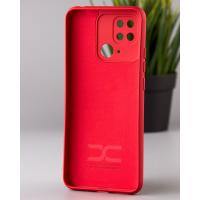 Силиконовый чехол SOFT Silicone Case для Xiaomi Redmi 10c (ТРИЗУБ) красный