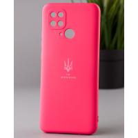 Силиконовый чехол SOFT Silicone Case для Xiaomi Redmi 10c (ТРИЗУБ) малиновый