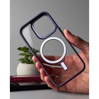 Силиконовый чехол MagSafe COLORS для iPhone 14 Pro фиолетовый