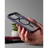 Силіконовий чохол MagSafe COLORS для телефону iPhone 14 Pro фіолетовий
