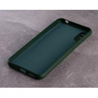 Силиконовый чехол SOFT Silicone Case для Xiaomi Redmi 9A/9i Sport/9a Sport (без лого) темно-зеленый