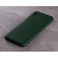 Силиконовый чехол SOFT Silicone Case для Xiaomi Redmi 9A/9i Sport/9a Sport (без лого) темно-зеленый