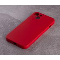 Силиконовый чехол SOFT Silicone Case для iPhone 14 (без лого) красный