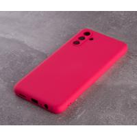 Силіконовий чохол SOFT Silicone Case для телефону Samsung A14 (без лого) малиновий