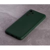 Силиконовый чехол SOFT Silicone Case для Samsung A14 (без лого) темно-зеленый