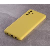 Силиконовый чехол SOFT Silicone Case для Samsung M14 (без лого) лимонный