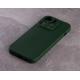 Силиконовый чехол SOFT Silicone Case для iPhone 14 Pro (без лого) темно-зеленый