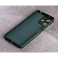 Силиконовый чехол SOFT Silicone Case для Xiaomi Redmi 12 (без лого) темно-зеленый