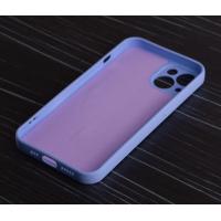 Силиконовый чехол MagSafe SOFT для iPhone 13 голубой