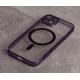 Силіконовий чохол MagSafe SHADE PHONE для iPhone 13 темно-фіолетовий